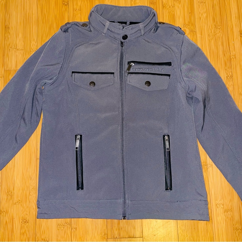 Urban Republic gray soft shell fleece inner jacket